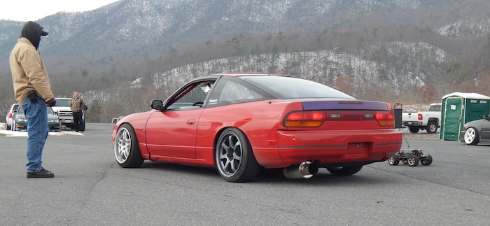 The cars began to line up...